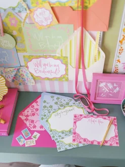 Blushing Botanical Gardens Stationery