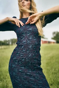Blythe Dress in Navy