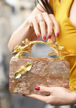 Boboli Clutch in Mauve