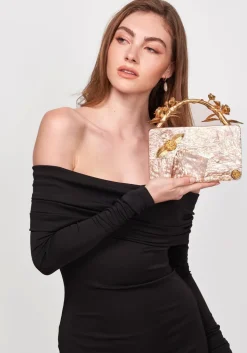 Boboli Clutch in Mauve