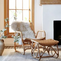 Bodega Wicker Lounge Chair