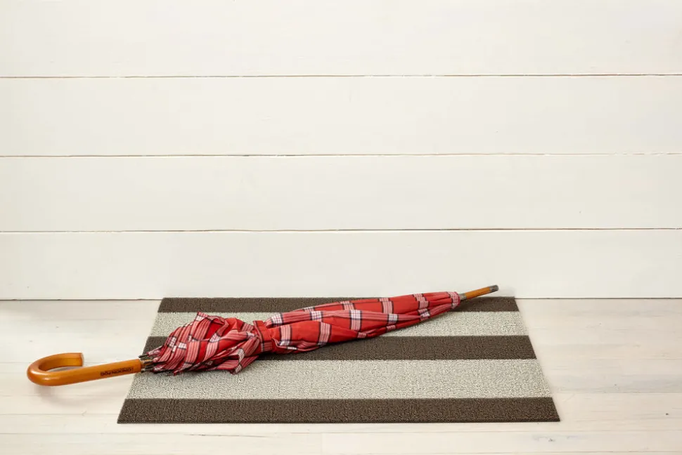 Bold Stripe Shag Doormat