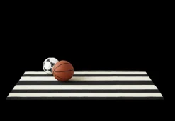 Bold Stripe Shag Utility Mat