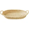 Bolga Double Handle Oval Tray