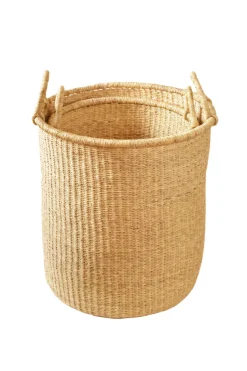 Bolga Hamper Baskets, Set of 2