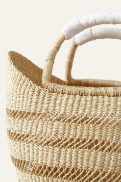 Bolga Open Weave Basket
