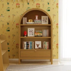 Bondi Assembled Bookcase in Honey