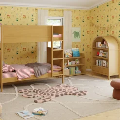 Bondi Assembled Bookcase in Honey