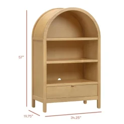 Bondi Assembled Bookcase in Honey