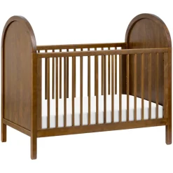 Bondi 3-in-1 Convertible Crib with Toddler Bed Conversion Kit in Natural Walnut