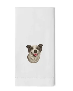 Border Collie Hand Towel