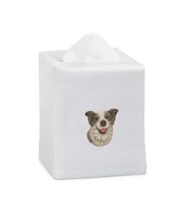 Border Collie Tissue Box Cover