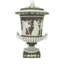 Borghese Small Vase in Marsh Green