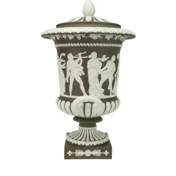 Borghese Small Vase in Marsh Green