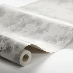 Boråstapeter Countryside Morning Wallpaper in Grey