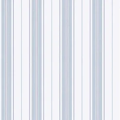 Boråstapeter Hamnskär Stripe Wallpaper in Blue