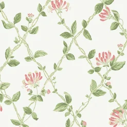 Boråstapeter Honeysuckle Wallpaper in Ivory