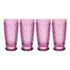 Boston Berry Highball / Tumbler in Berry, Set of 4