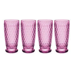 Boston Berry Highball / Tumbler in Berry, Set of 4