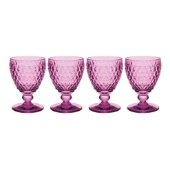 Boston Berry Red Wine in Berry, Set of 4