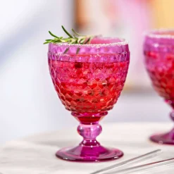 Boston Berry Red Wine in Berry, Set of 4