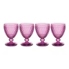 Boston Berry Water Goblet in Berry, Set of 4