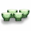 Boston Colored Individual Bowl in Green, Set of 4