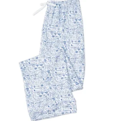 Boston Women's Button Front Long Pajama Set