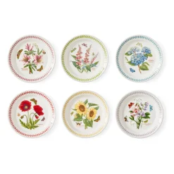 Botanic Garden Meadow Bread Plates, Set of 6