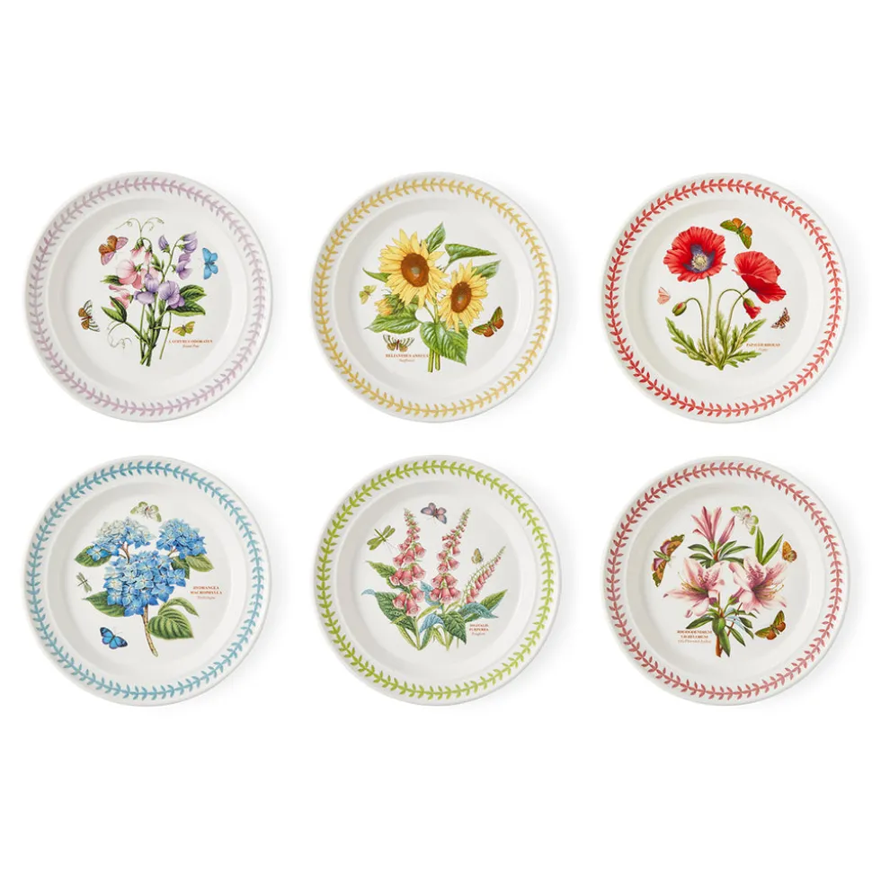 Botanic Garden Meadow Salad Plates, Set of 6