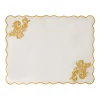 Botanica Embroidered Placemat in Yellow