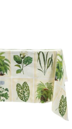 Botanical Print Rectangular Tablecloth