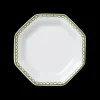 Bouclette Octagonal Petite Plate in Green