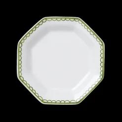 Bouclette Octagonal Petite Plate in Green