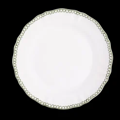 Bouclette Salad Plate in Green