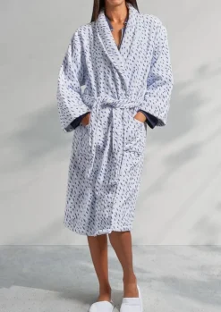 Boudoir Bathrobe in Blue Multi