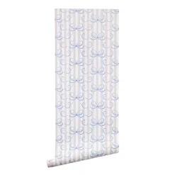 Bow & Stripe Wallpaper