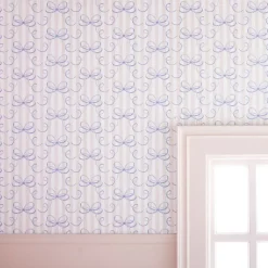 Bow & Stripe Wallpaper