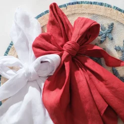 Bow Linen Napkin, Set of Two