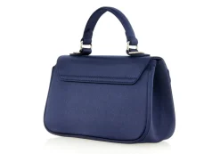 Bow Top Handle in Satin Navy