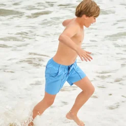 Boy’s Balboa Blue Panelled Boardie