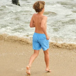 Boy’s Balboa Blue Panelled Boardie