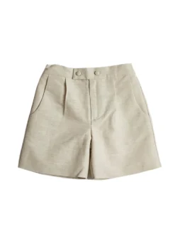 Boys Celebration Shorts in Beige