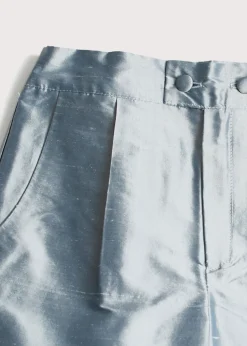 Boys Celebration Shorts in Blue silk