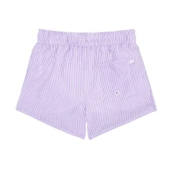 Boys Lavender Stripe Boardie