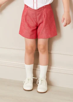 Boy's Leather Celebration Shoes in White