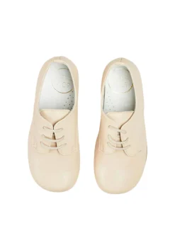 Boy's Leather Celebration Shoes in Beige
