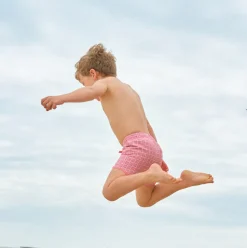 Boy’s Poppy Gingham Boardie