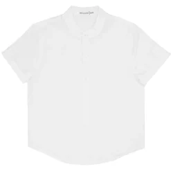 Boys White Button Down Shirt