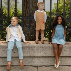 Bradford Trousers in Bay Tree Blue Chino